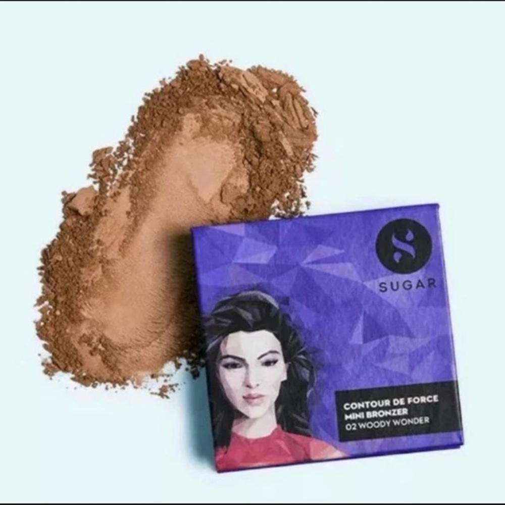 SUGAR COSMETICS Contour de Force Mini Bronzer Woody Wonder